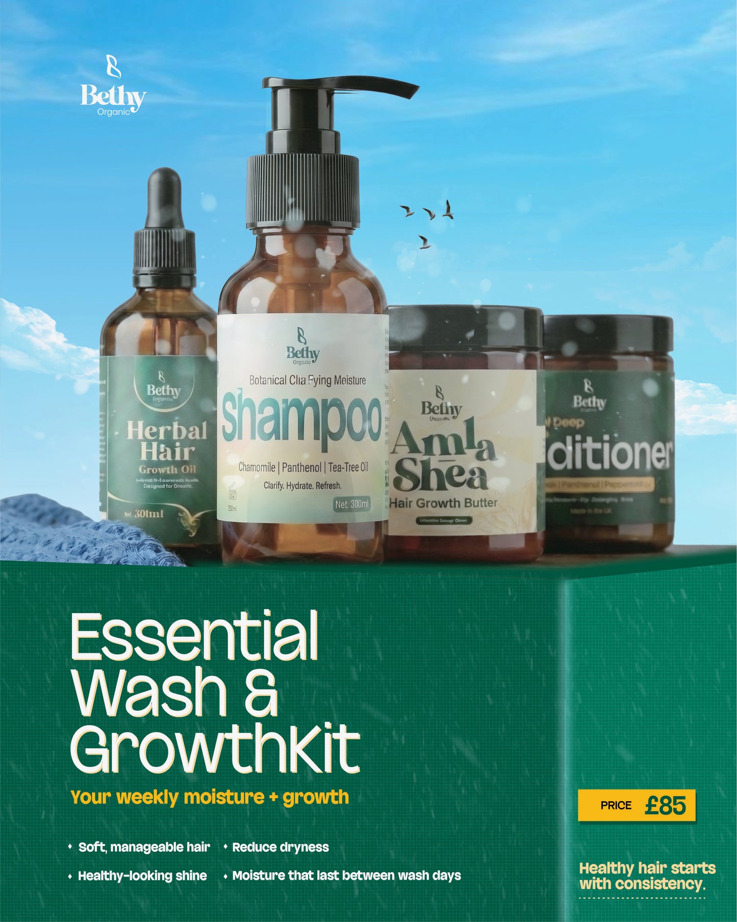 ESSENTIAL WASH DAY ROUTINE